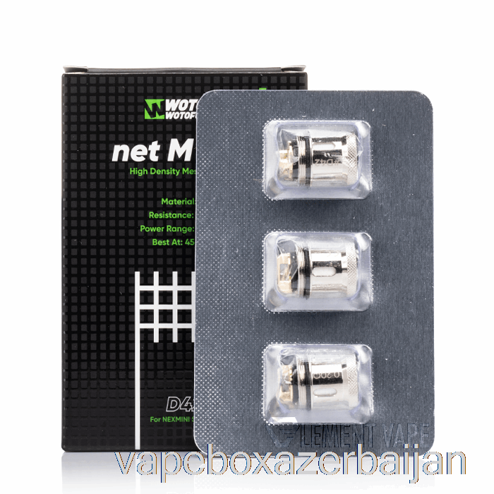 Vape Azerbaijan Wotofo NexMini Replacement Coils 0.2ohm D42 Net Mesh Coils